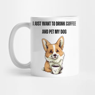 Coffee and Dog Love - Cute Dog Owner Design Mug